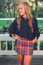 Load image into Gallery viewer, Patterned in Plaid Skort
