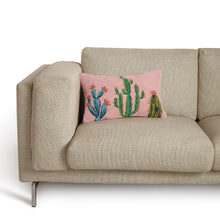 Load image into Gallery viewer, Pretty Cactus Hook Pillow
