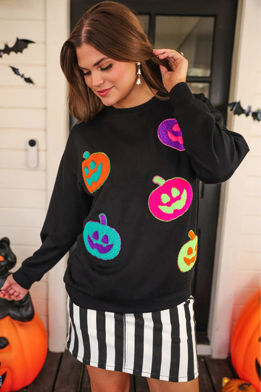 Pumpkin Pop Luxe Pullover