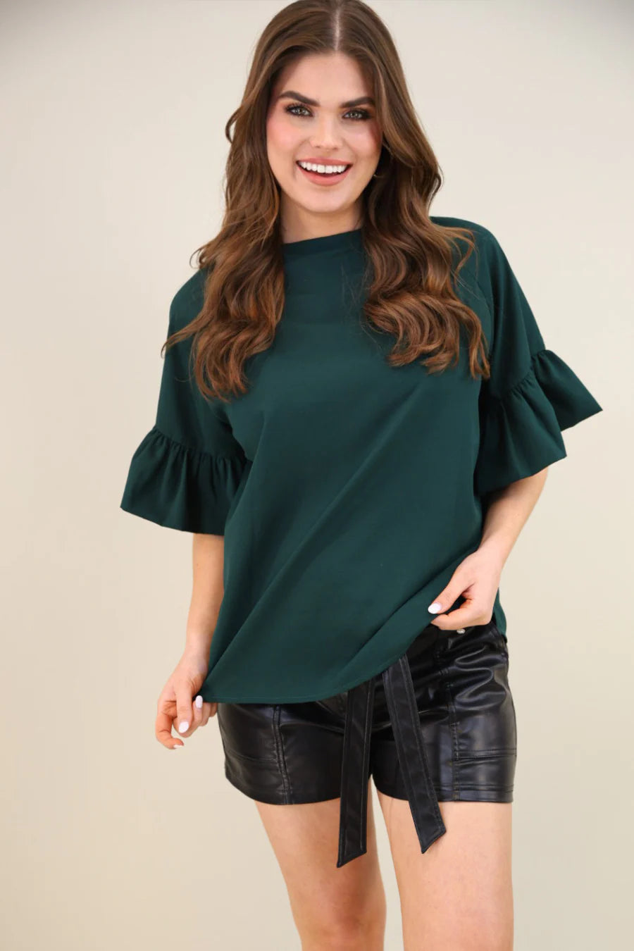Rebecca Ruffle Top
