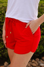 Load image into Gallery viewer, Women's Red Everyday Shorts
