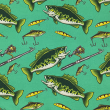 Load image into Gallery viewer, Reelin' in Green Romper
