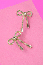 Load image into Gallery viewer, Rhinestone Bow Earrings
