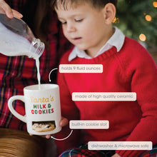 Load image into Gallery viewer, Santa's Milk &amp; Cookies Mug
