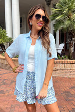 Load image into Gallery viewer, Sawyer Gauze Top - Blue
