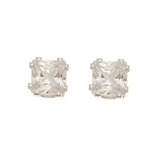 Load image into Gallery viewer, Square Cubic Zirconia Stud Earrings
