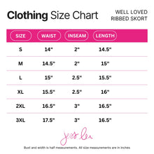 Load image into Gallery viewer, Burgundy Ribbed Skort
