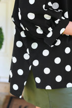 Load image into Gallery viewer, Sloane Button Up Top - Polka Dot
