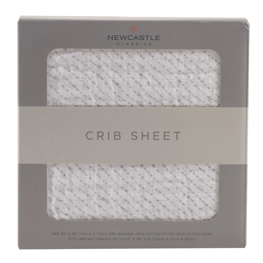 Spotted Wave Crib Sheet