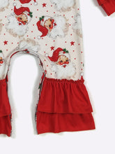 Load image into Gallery viewer, Starlight Santa Baby Romper
