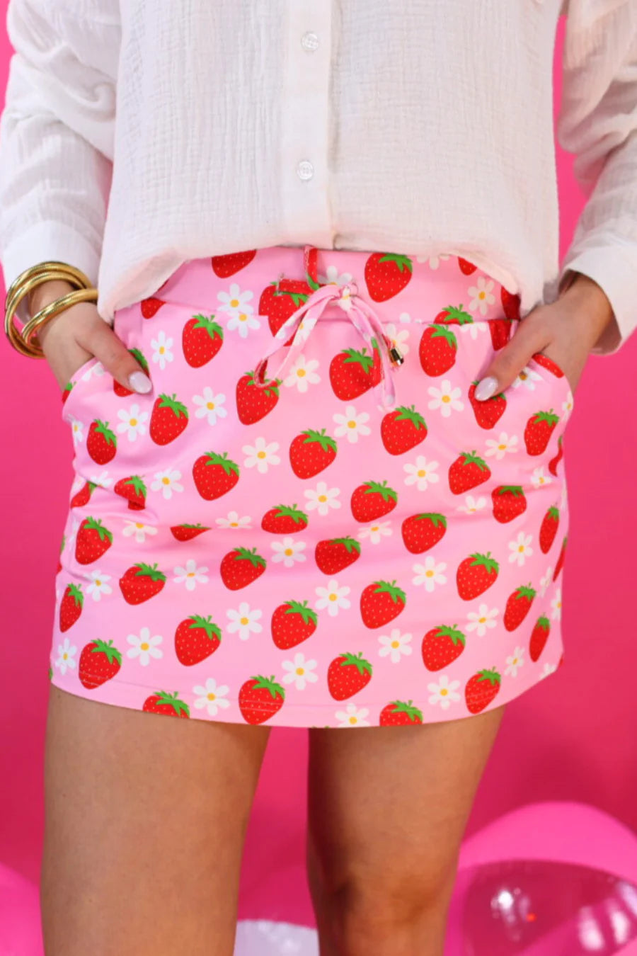 Strawberry Swirl Skort