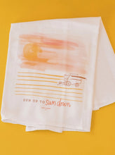 Load image into Gallery viewer, Sun Up to Sun Down Harvest Flour Sack Towel
