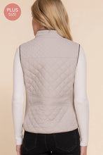 Load image into Gallery viewer, Taupe Quilted Vest
