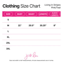 Load image into Gallery viewer, Living in Stripes Dress Teal/Pink
