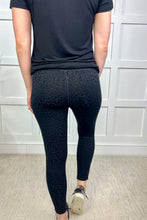 Load image into Gallery viewer, Women&#39;s Textured Leopard Leggings
