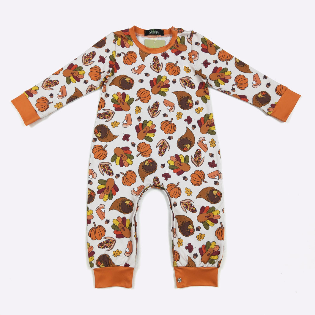 Thanksgiving Boy Romper