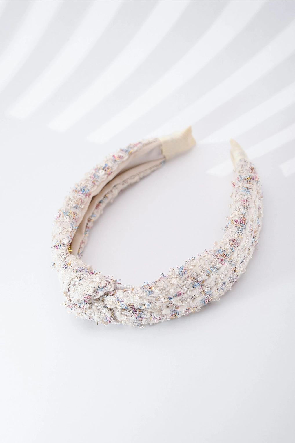 Tweed Ivory Headband