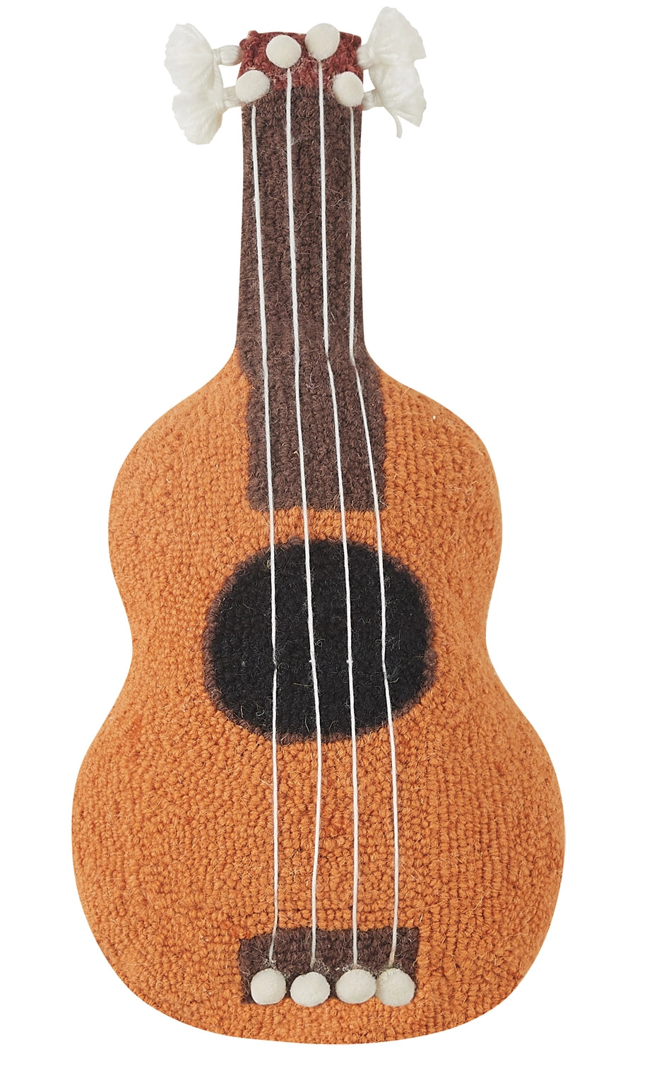 Uke w/ Pom Poms Hook Pillow