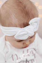 Load image into Gallery viewer, Knot Bow Headband - White
