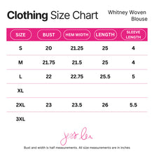 Load image into Gallery viewer, Whitney Woven Blouse - Neon Orange
