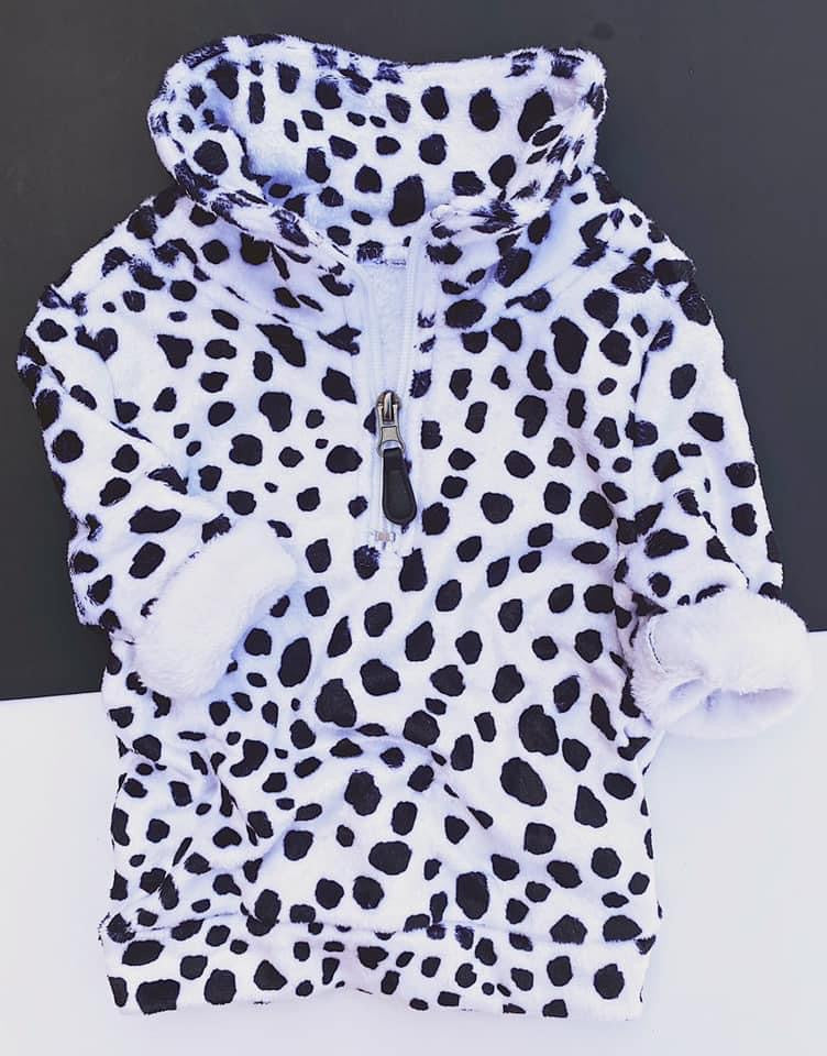Dalmatian Print Pullover