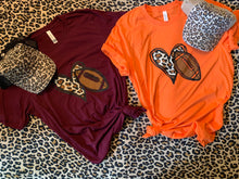 Load image into Gallery viewer, Leopard Football T-shirt
