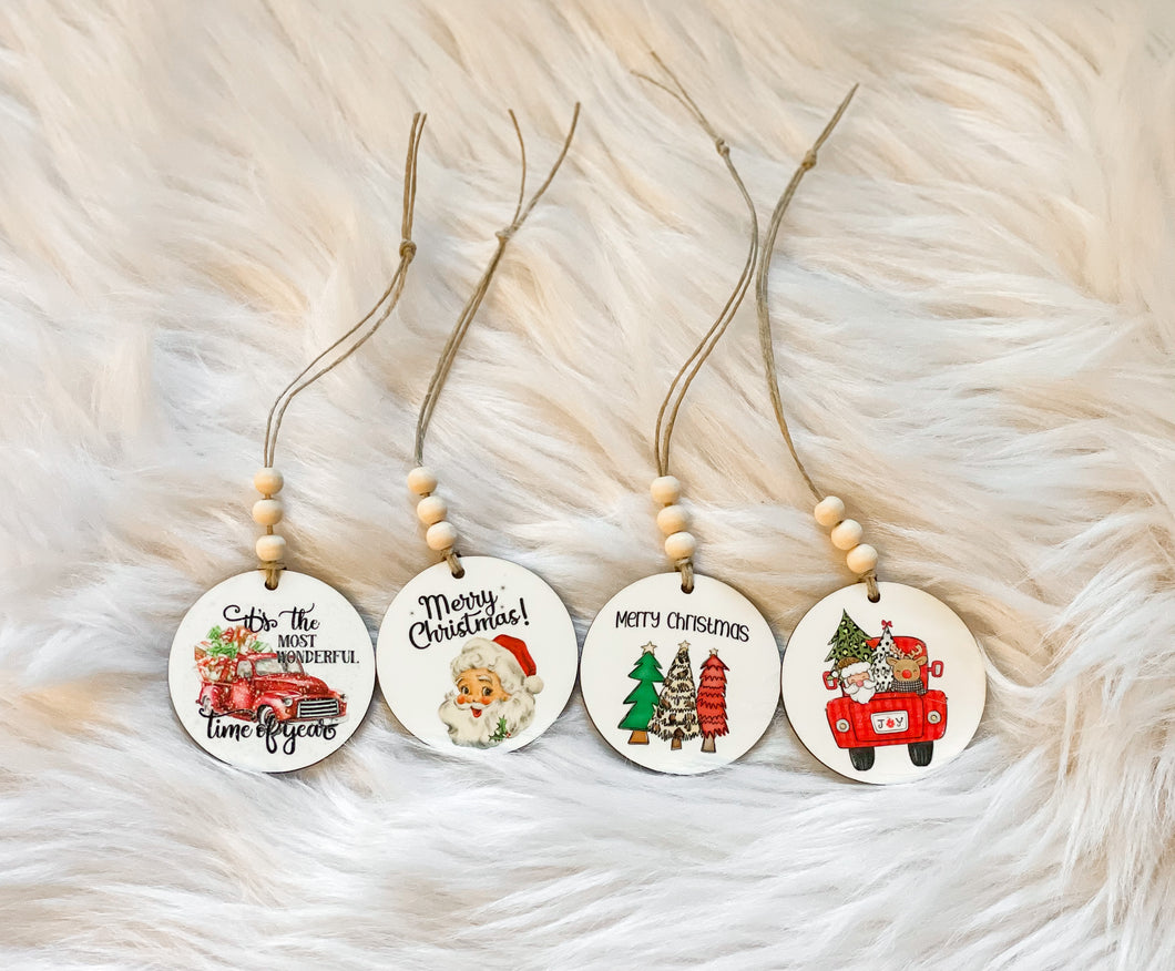 Christmas Car Charms/Ornaments