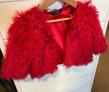 Load image into Gallery viewer, Red Fuzzy Jacket
