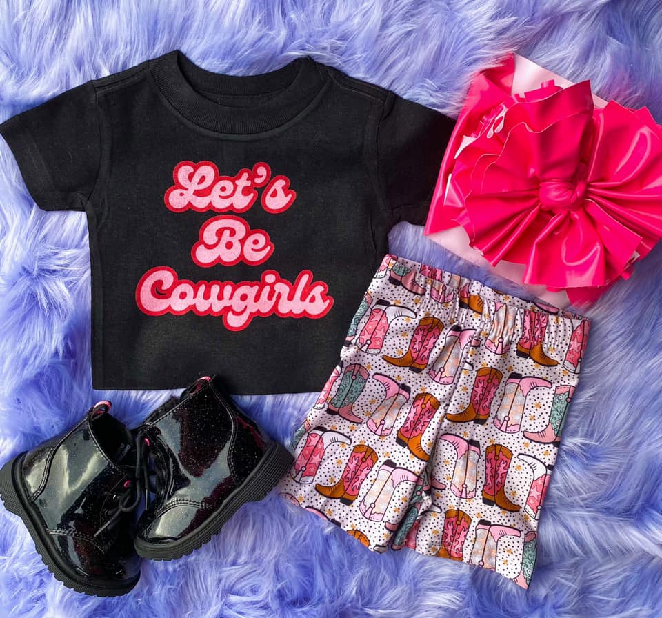 Let's Be Cowgirls Short Set