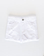 Load image into Gallery viewer, Delphie Denim Shorts - White
