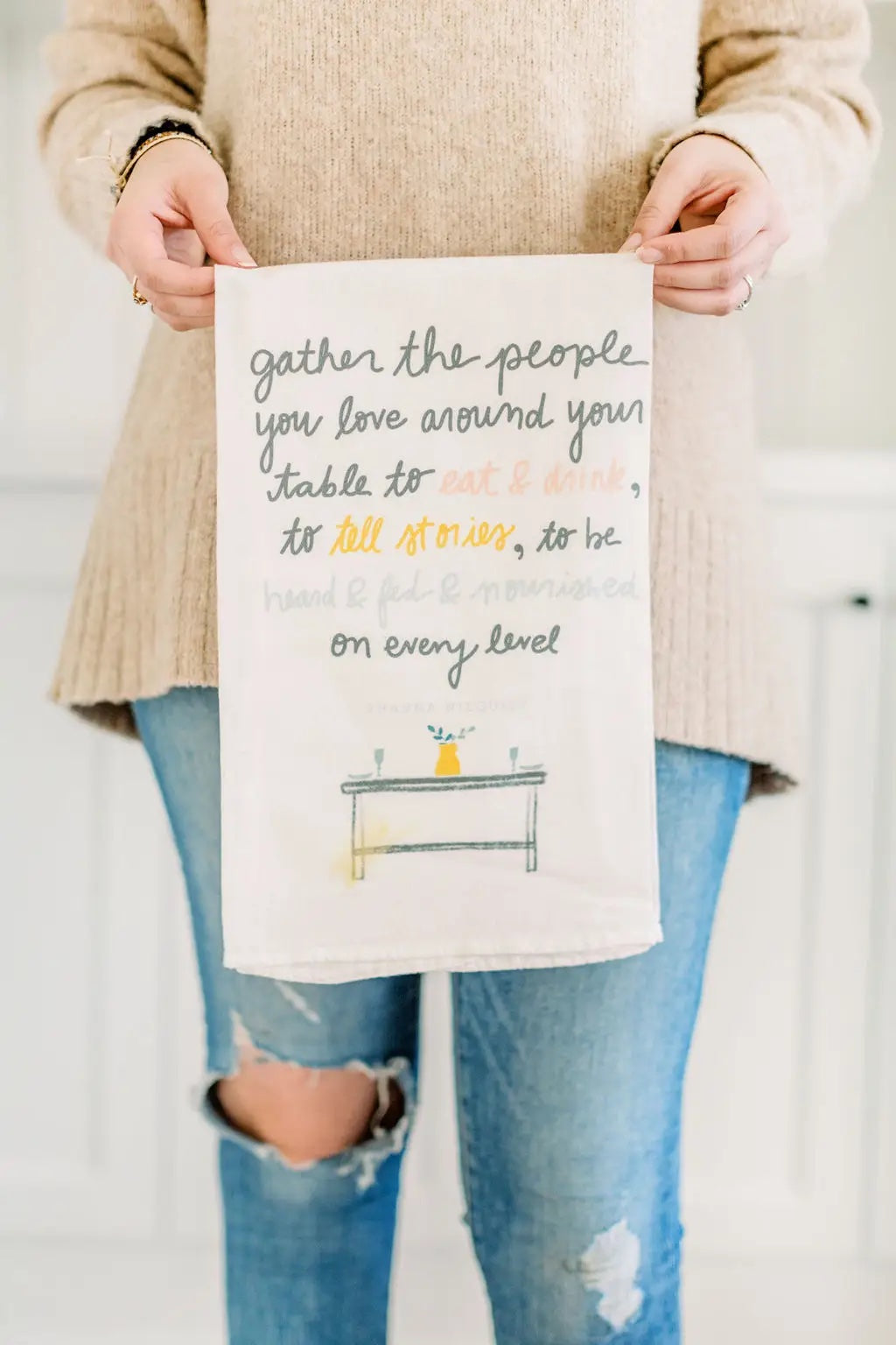 Gather the People You Love Towel