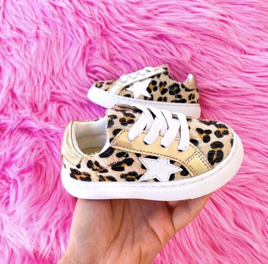 Leopard Star Sneakers