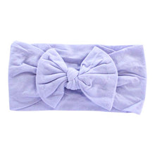 Load image into Gallery viewer, Mila &amp; Rose Orchid Nylon Bow Headwrap
