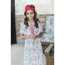 Load image into Gallery viewer, Mila &amp; Rose Hot Pink Nylon Bow Headwrap
