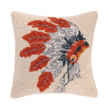 Load image into Gallery viewer, Native American Headdress Hook Pillow
