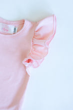 Load image into Gallery viewer, Petal Pink Flutter Bodysuit
