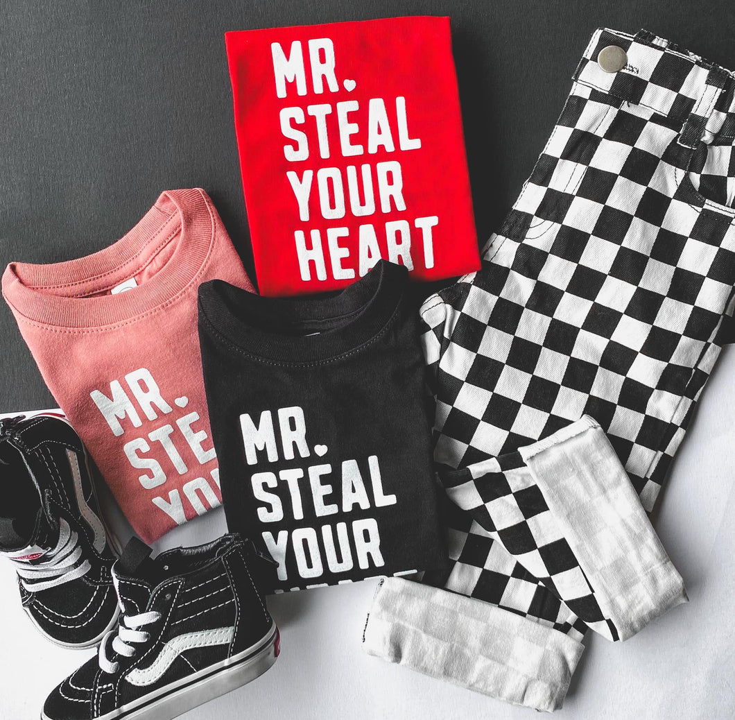 Mr Steal Your Heart Tee - Red